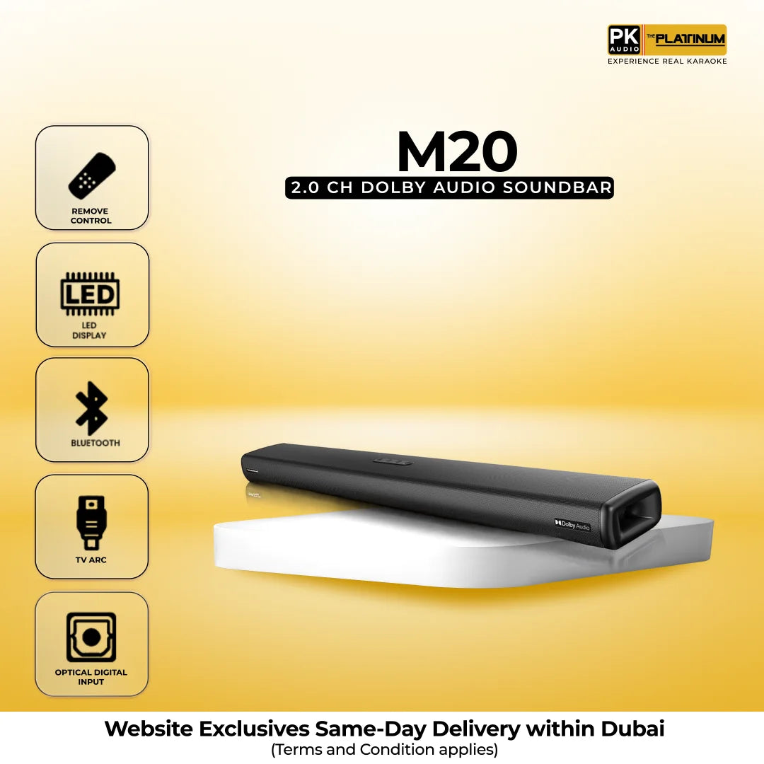 M20 2.0 CH Dolby Audio Soundbar