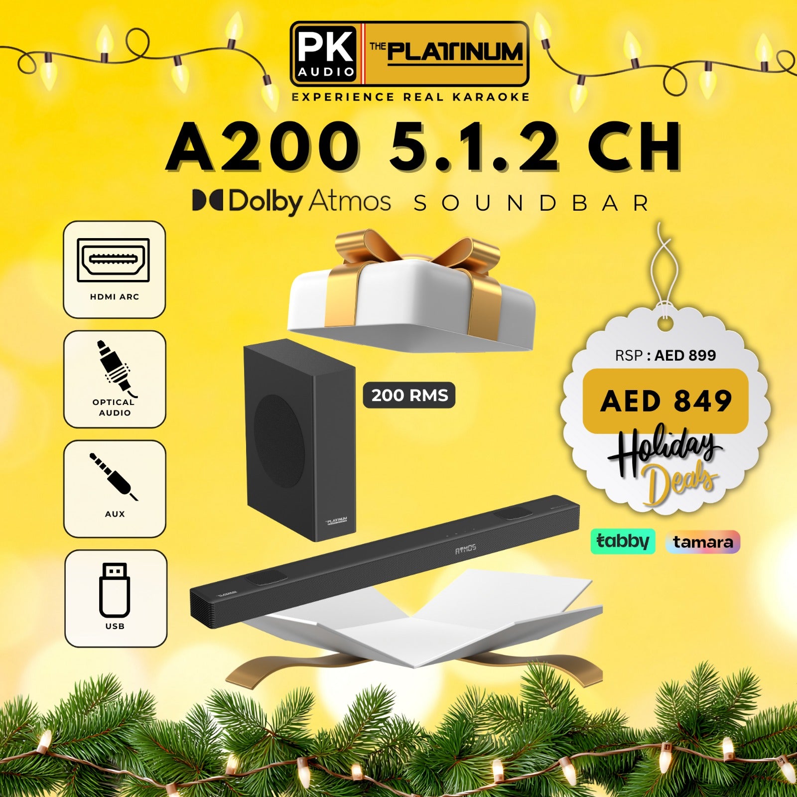 A200 5.1.2 Channel Soundbar