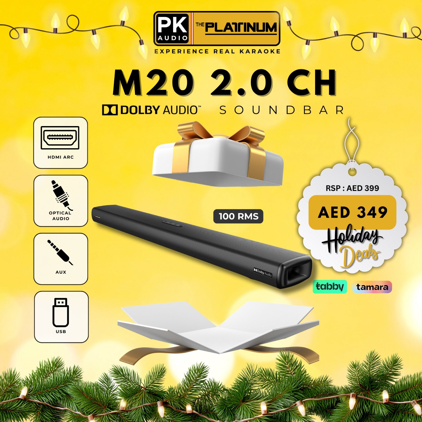 M20 2.0 CH Dolby Audio Soundbar