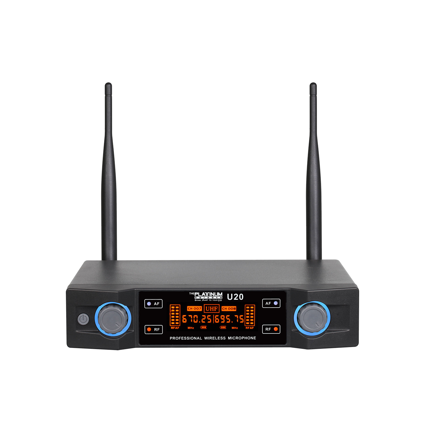 wireless, wireless microphone, wireless karaoke mic front